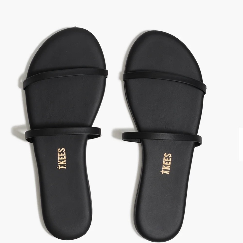 GUC TKEES Gemma Black Strappy Sandals - Picture 9 of 12